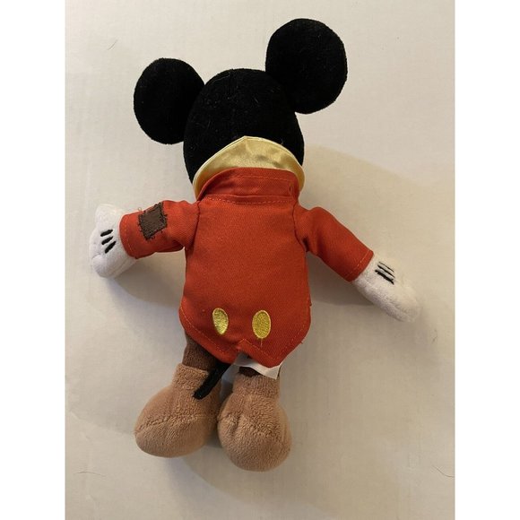 Disney Mickey Mouse Bob Cratchit Plush Christmas Carol B18 - Picture 2 of 3